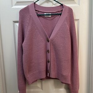 Old Navy Dusty Pink Cardigan Sweater